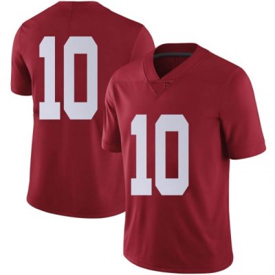 NCAA Men's Alabama Crimson Tide #10 Ale Kaho Stitched College Nike Authentic No Name Crimson Football Jersey GZ17Y75ZY